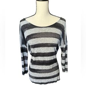 EUC Bobeau Women’s Striped Top Size L